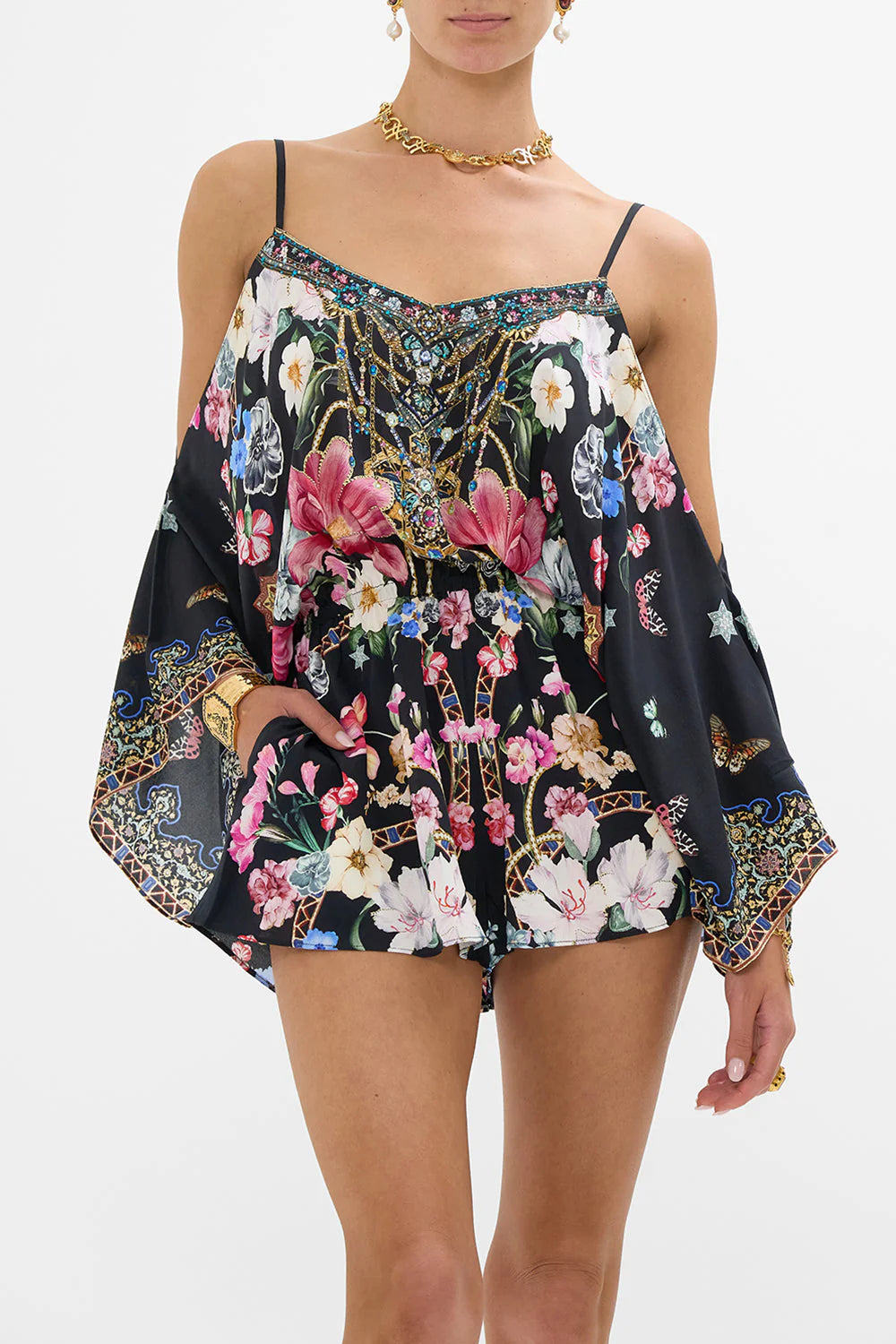 DROP SHOULDER PLAYSUIT