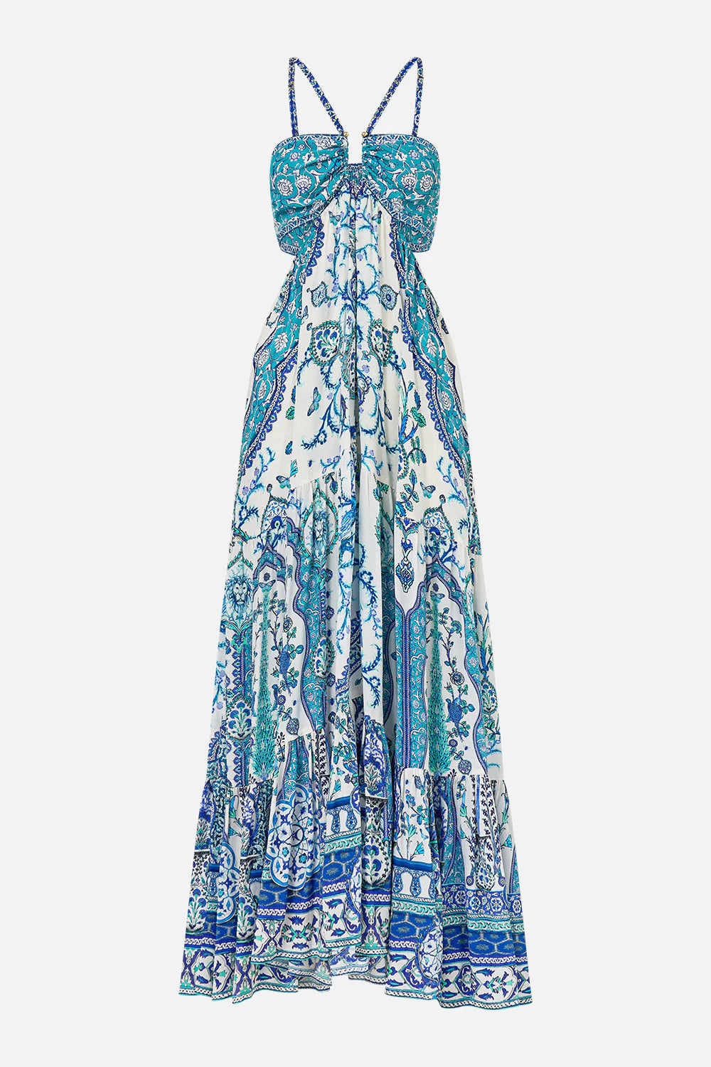GATHERED CUT OUT DRESS