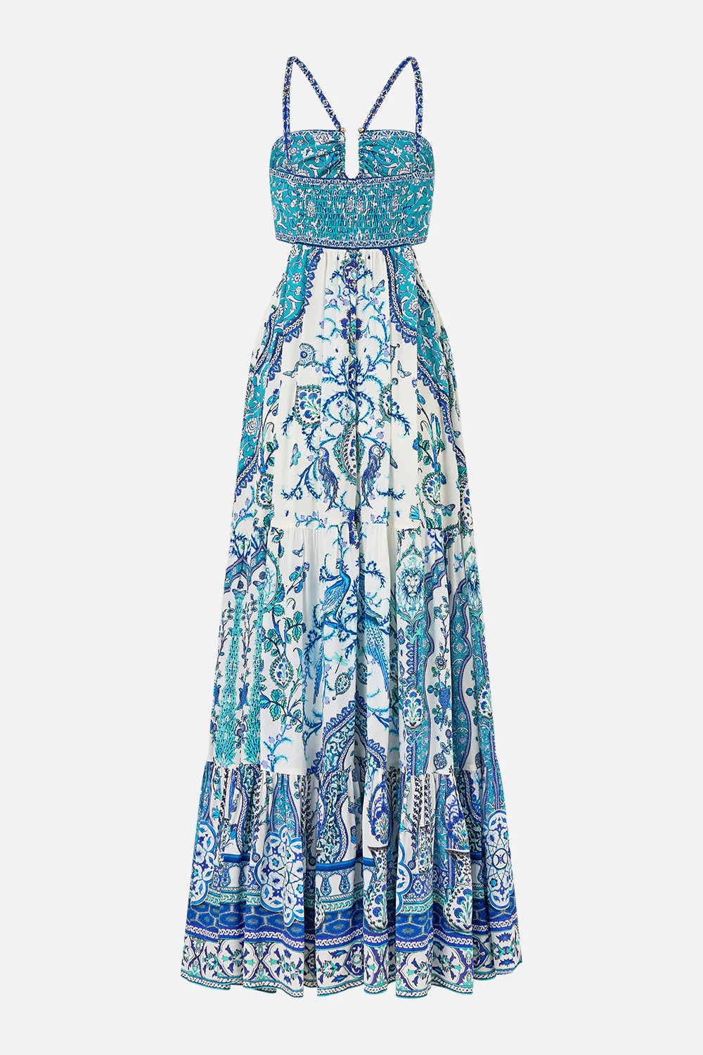 GATHERED CUT OUT DRESS