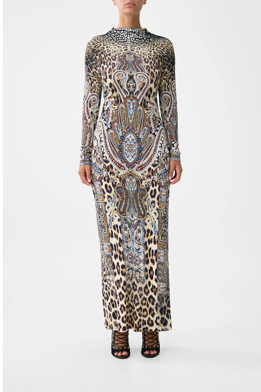 BACK DETAIL JERSEY DRESS