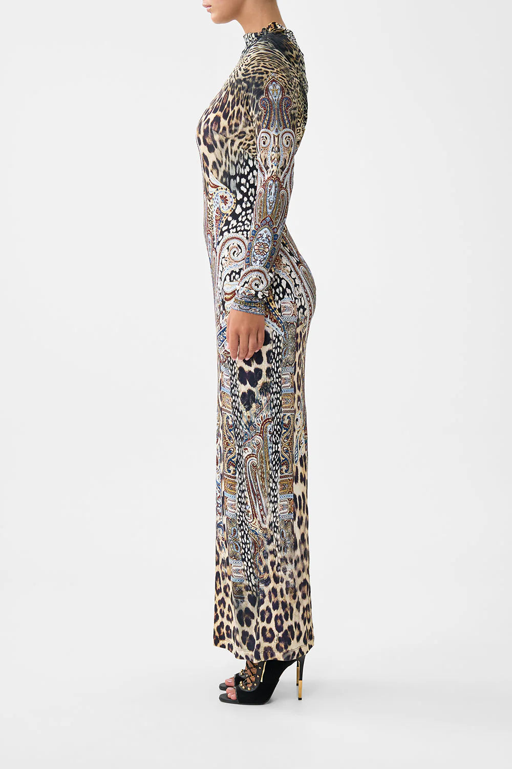 BACK DETAIL JERSEY DRESS