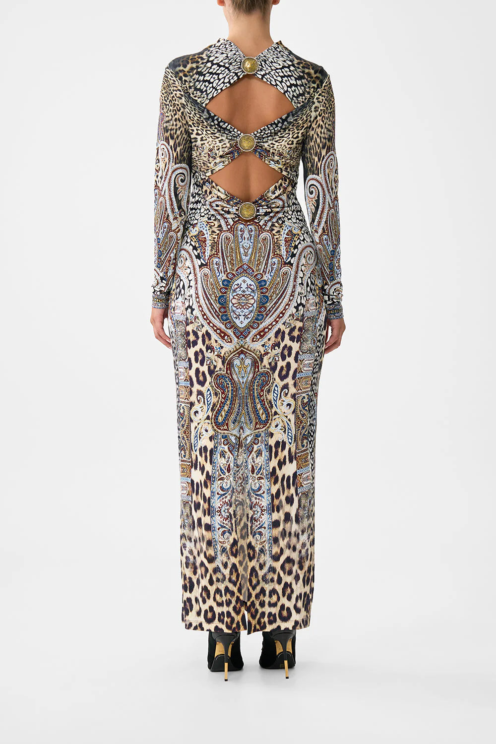 BACK DETAIL JERSEY DRESS