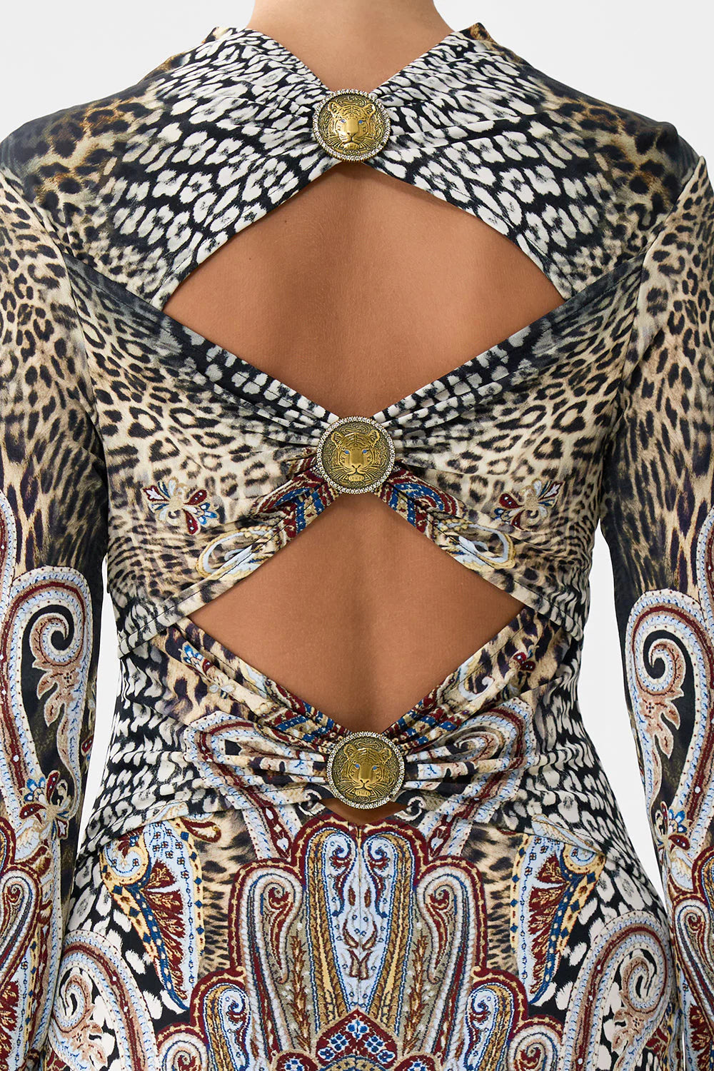 BACK DETAIL JERSEY DRESS
