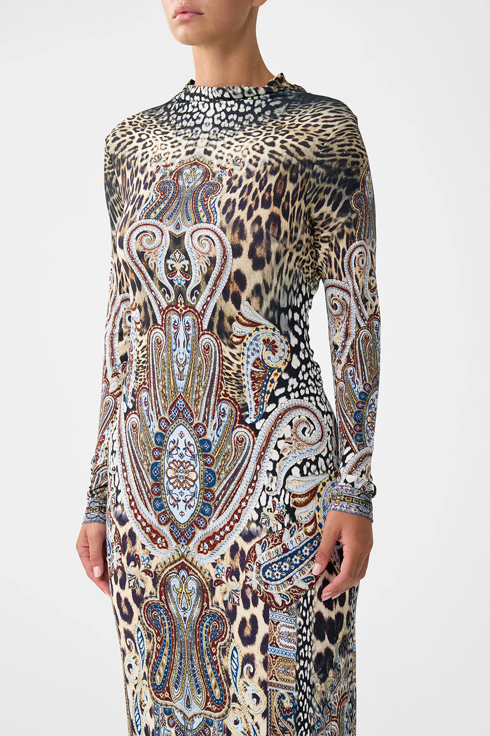 BACK DETAIL JERSEY DRESS