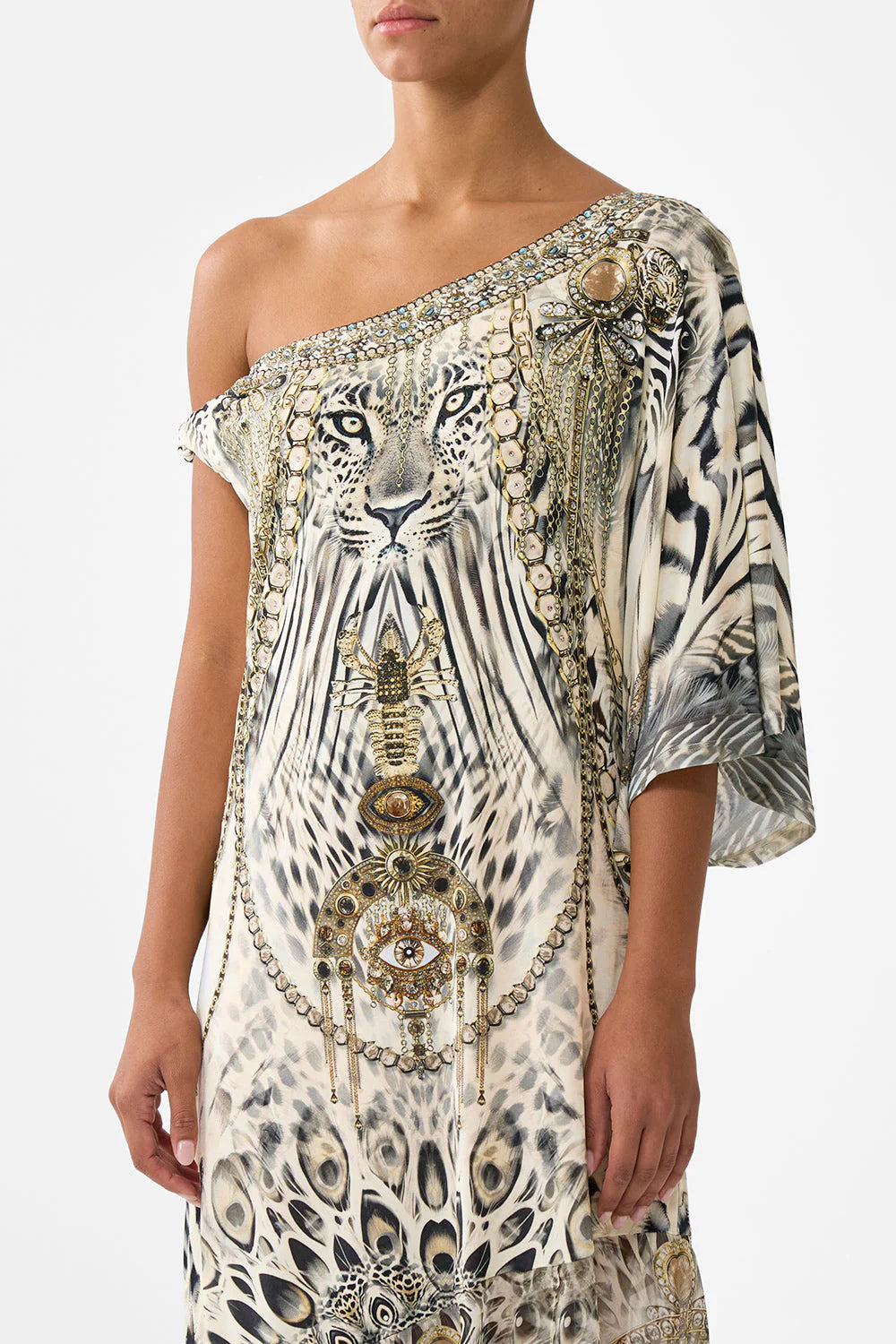 TWISTED ONE SHOULDER DRESS