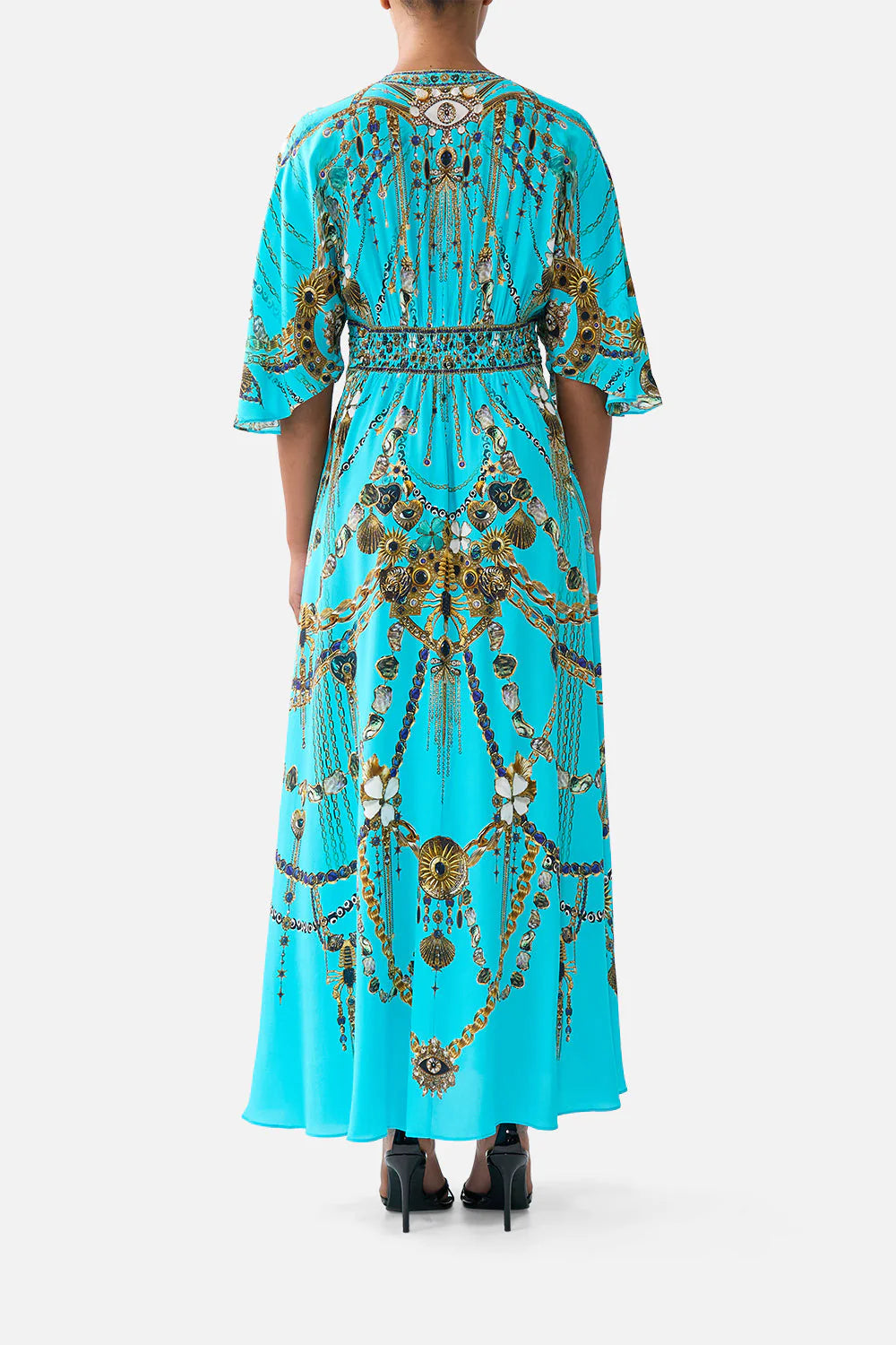 TWIST FRONT WAISTED DRESS