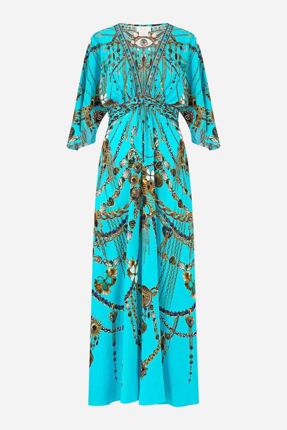 TWIST FRONT WAISTED DRESS