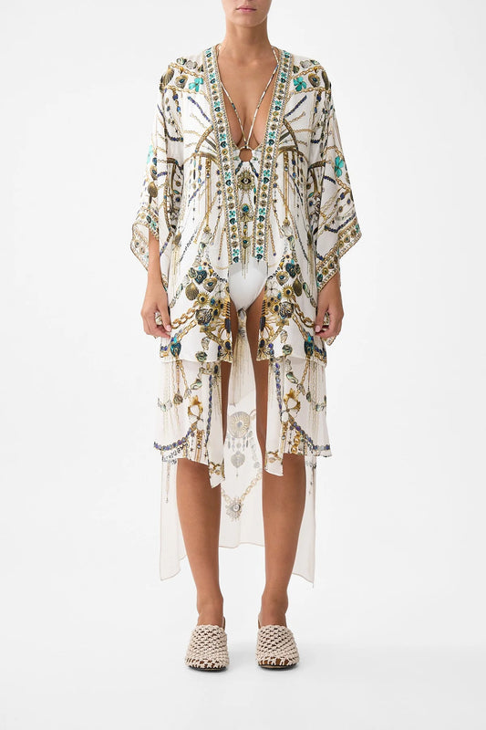 KIMONO W/ LONG UNDERLAYER