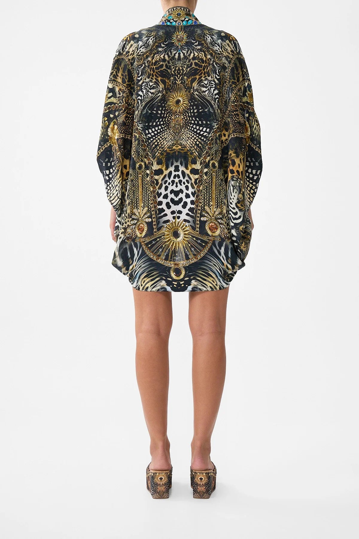 OPEN FRONT CARDI CAPE