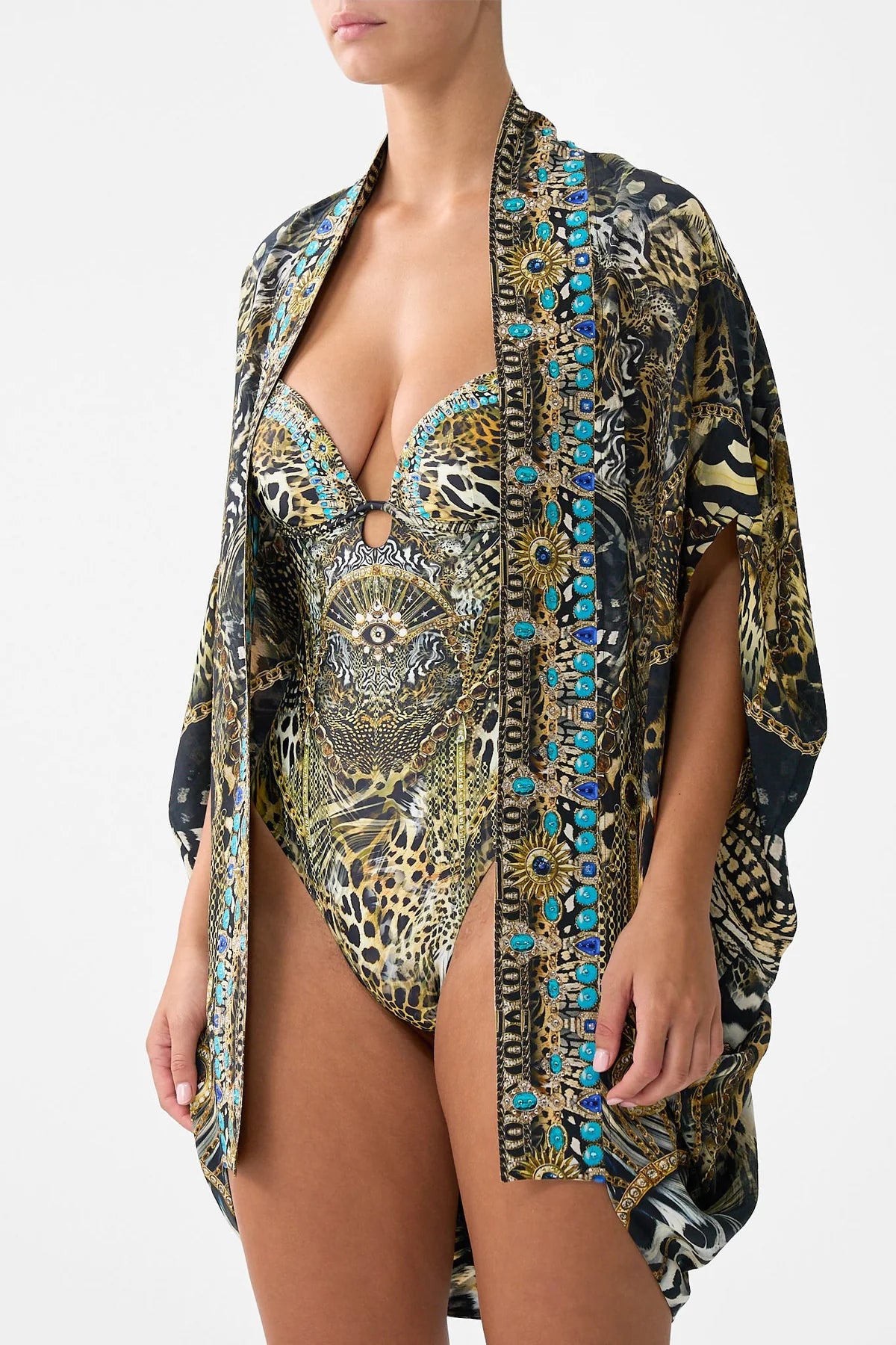 OPEN FRONT CARDI CAPE