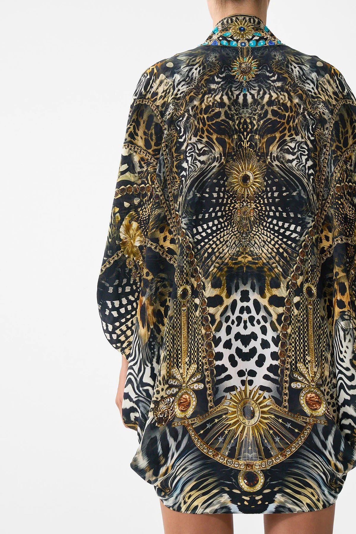 OPEN FRONT CARDI CAPE