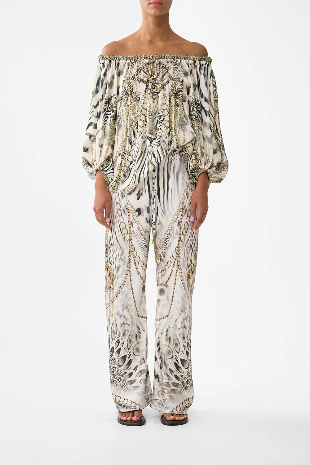 FRILL 0FF SHOULDER TOP