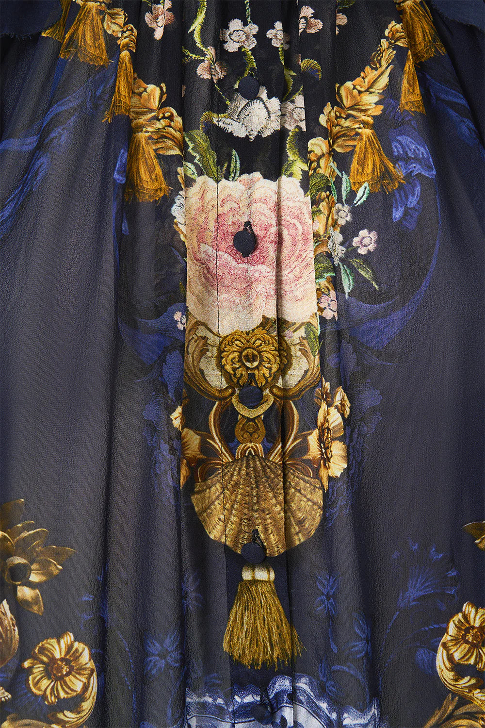 RELAXED BLOUSE W/ FRILL SLEEVE DETAIL