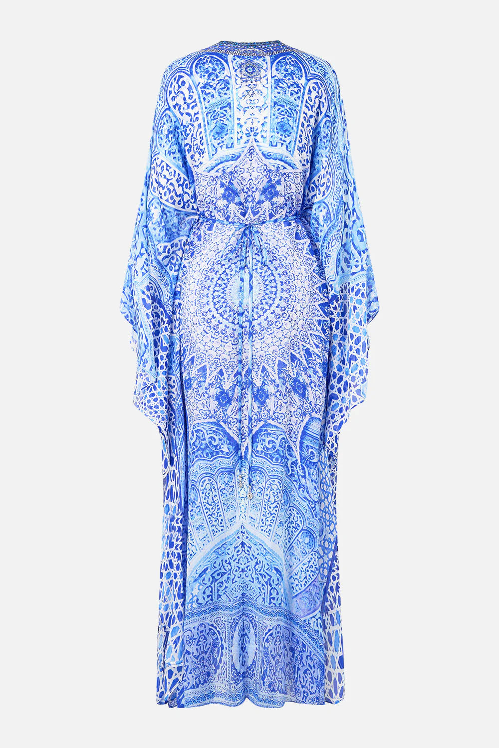 LONG KAFTAN W WAIST DETAIL