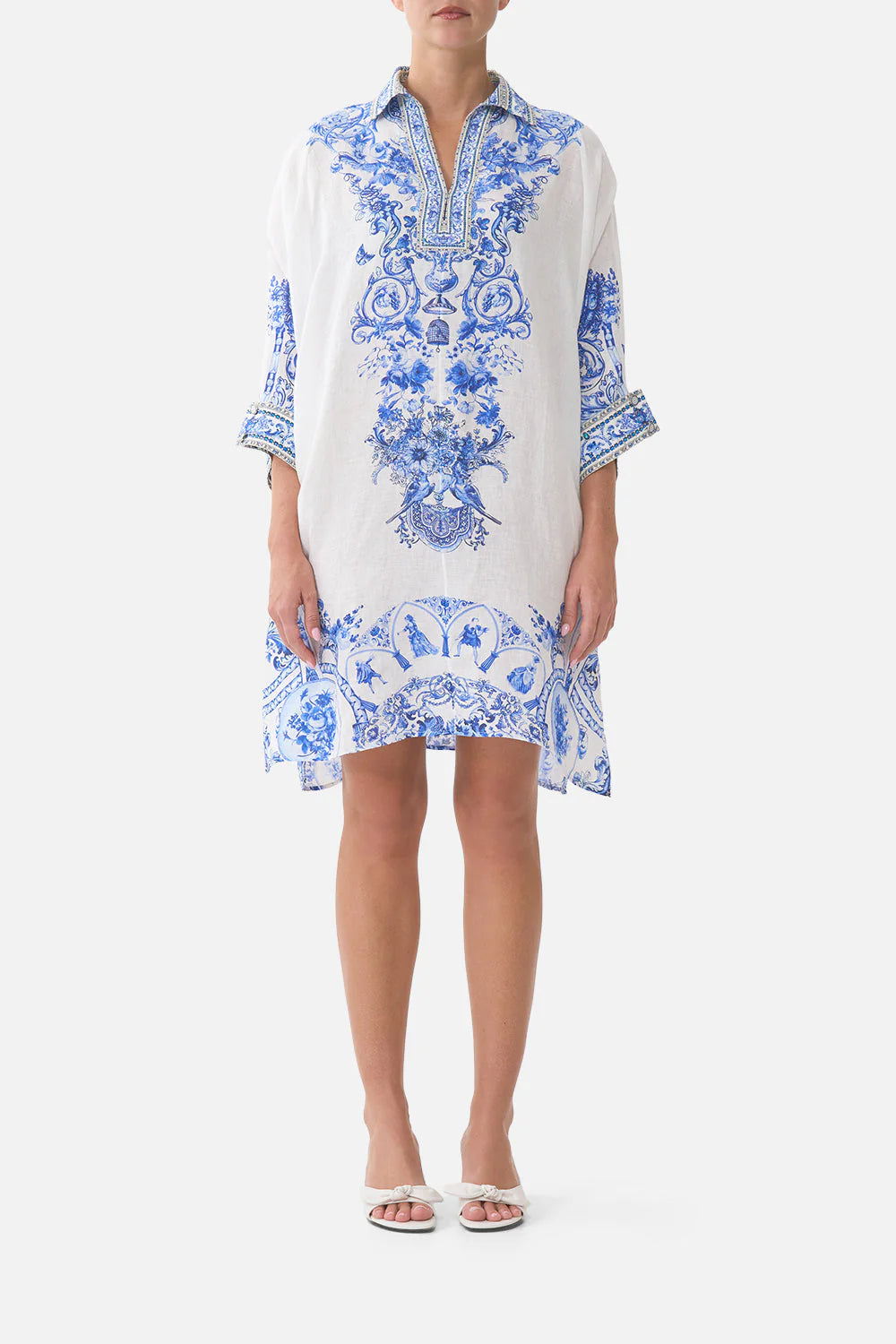WIDE BODY COLLARED KAFTAN