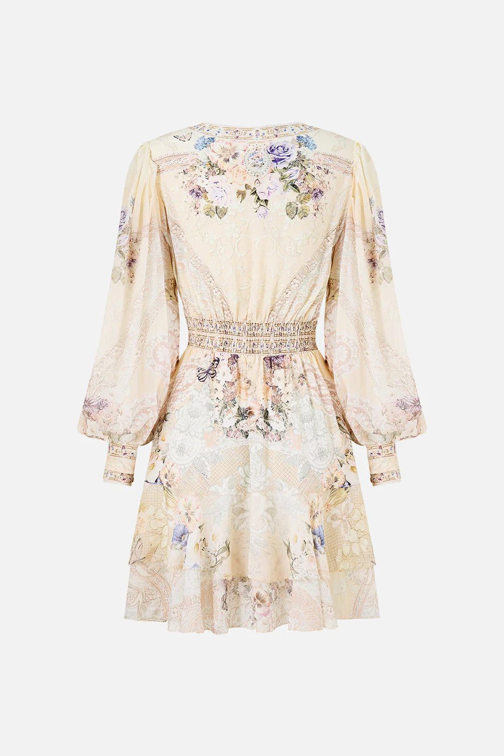 BUTTON FRONT FRILL DRESS