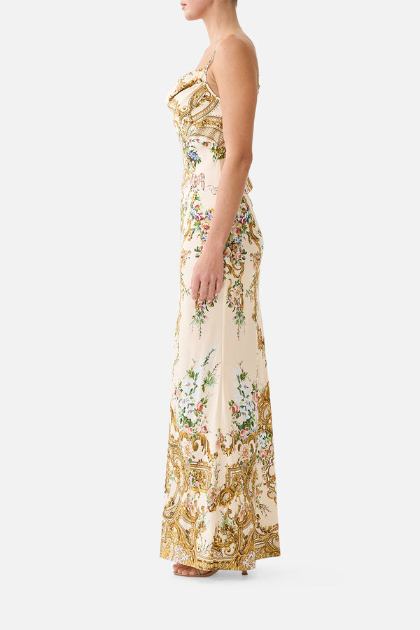 COWL NECK SLIP DRESS