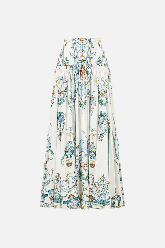 LONG SKIRT WITH CORSET WAIST
