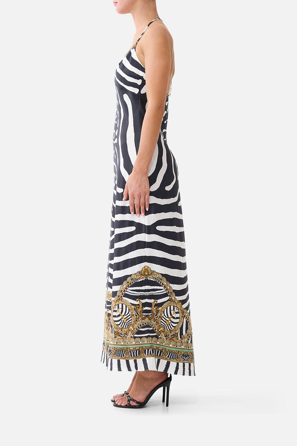 CHAIN DETAIL SLIP DRESS
