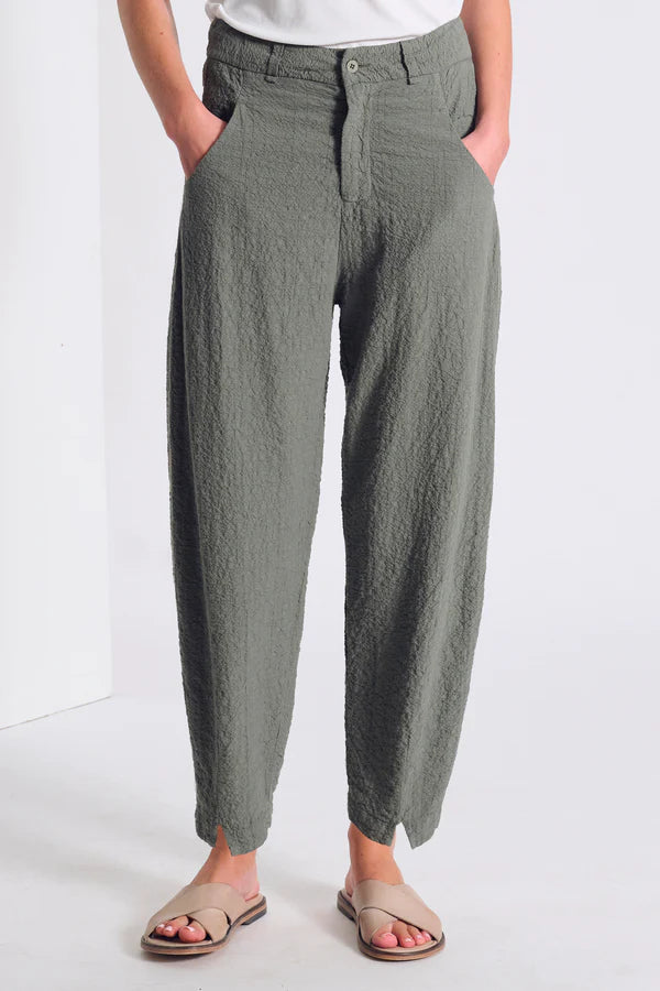 PINCHED HEM TROUSERS