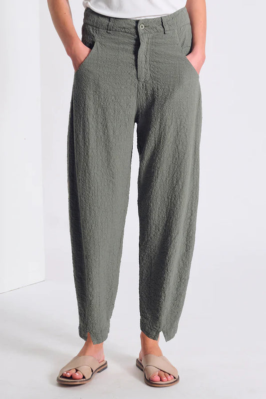 PINCHED HEM TROUSERS