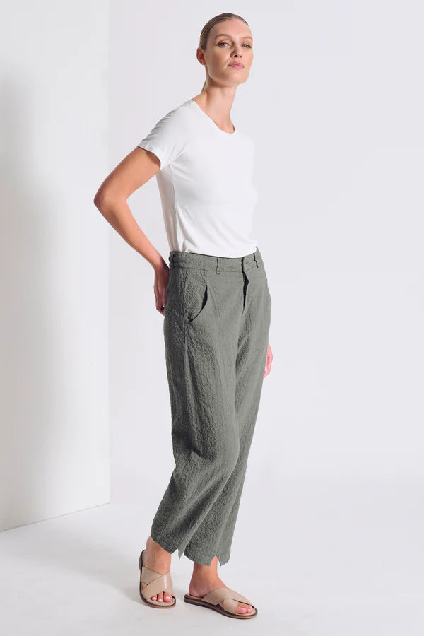 PINCHED HEM TROUSERS