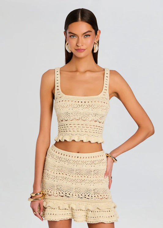 DAMIRA CROCHET TOP