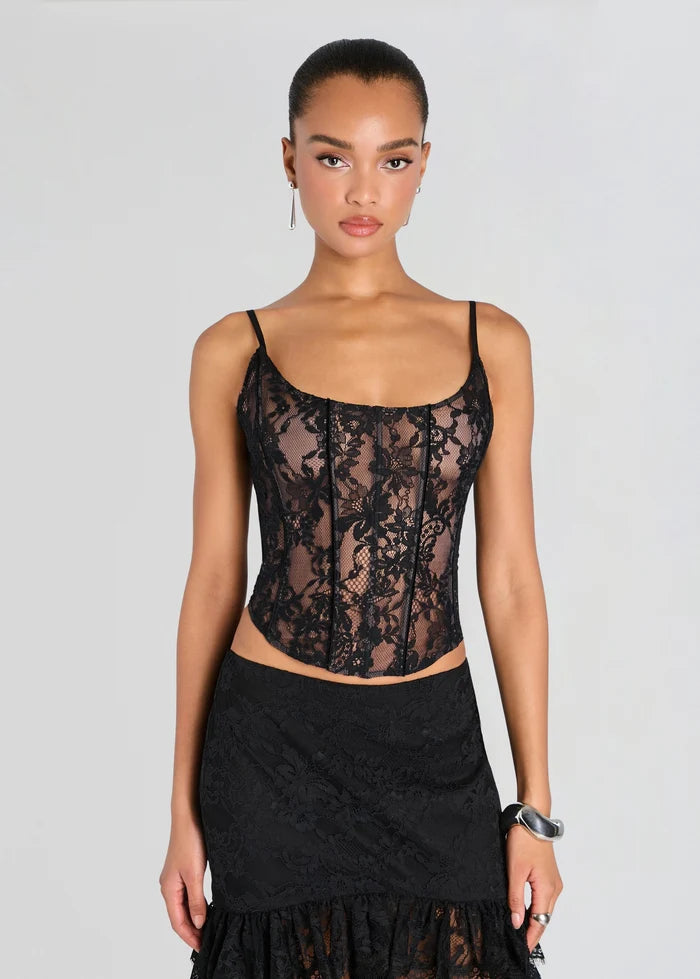 ROMI LACE BUSTIER