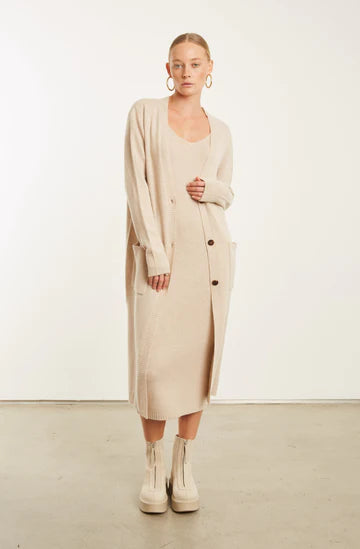 CASHMERE LONG CARDIGAN