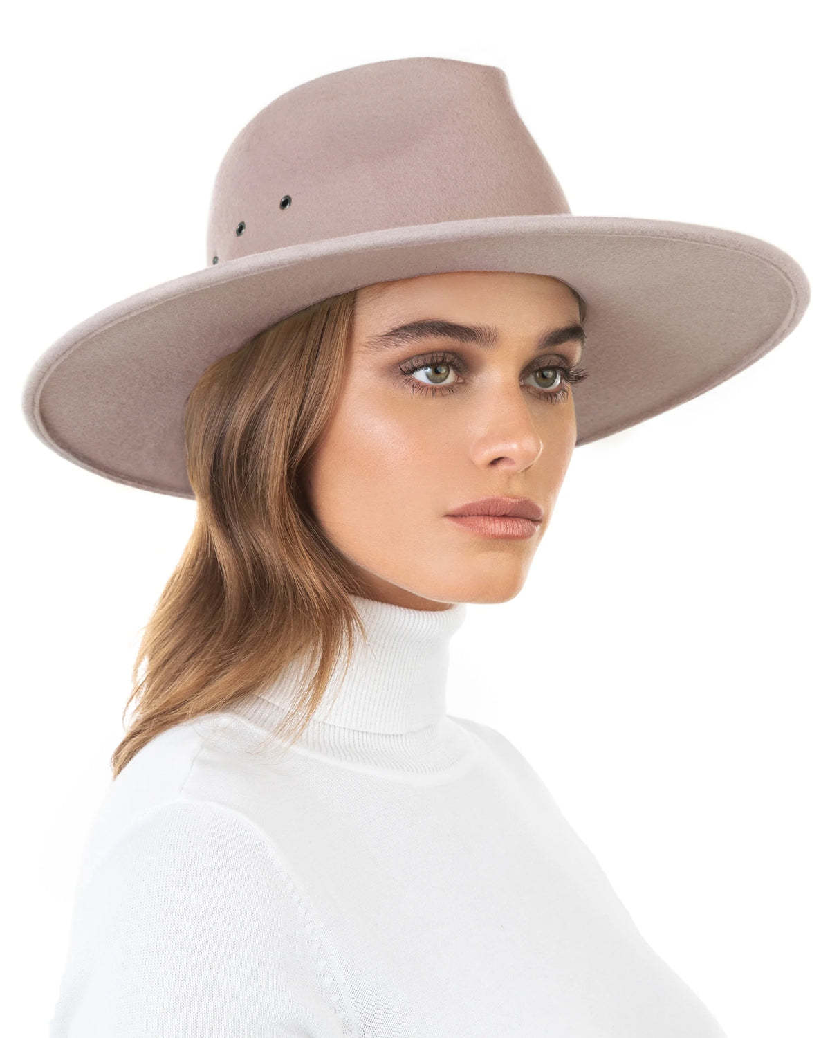 JADE WOOL FELT FEDORA