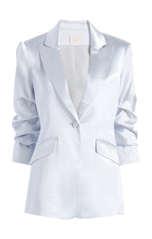 HAMMERED SATIN SCRUNCHED CHEYENNE BLAZER