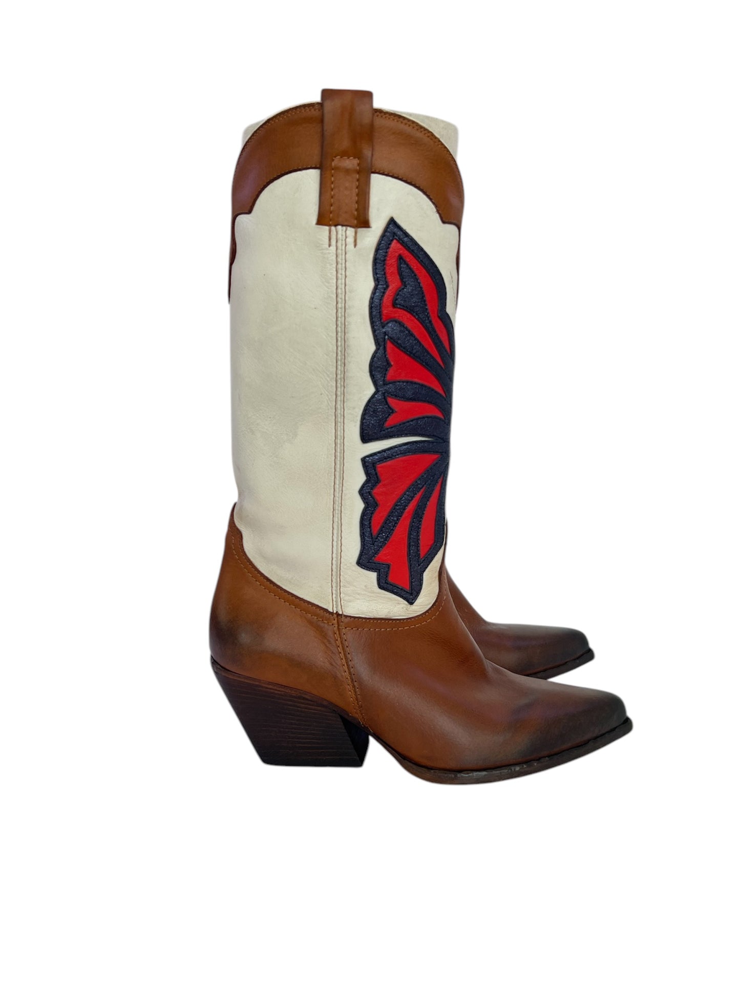 BUTTERFLY COWBOY BOOTS