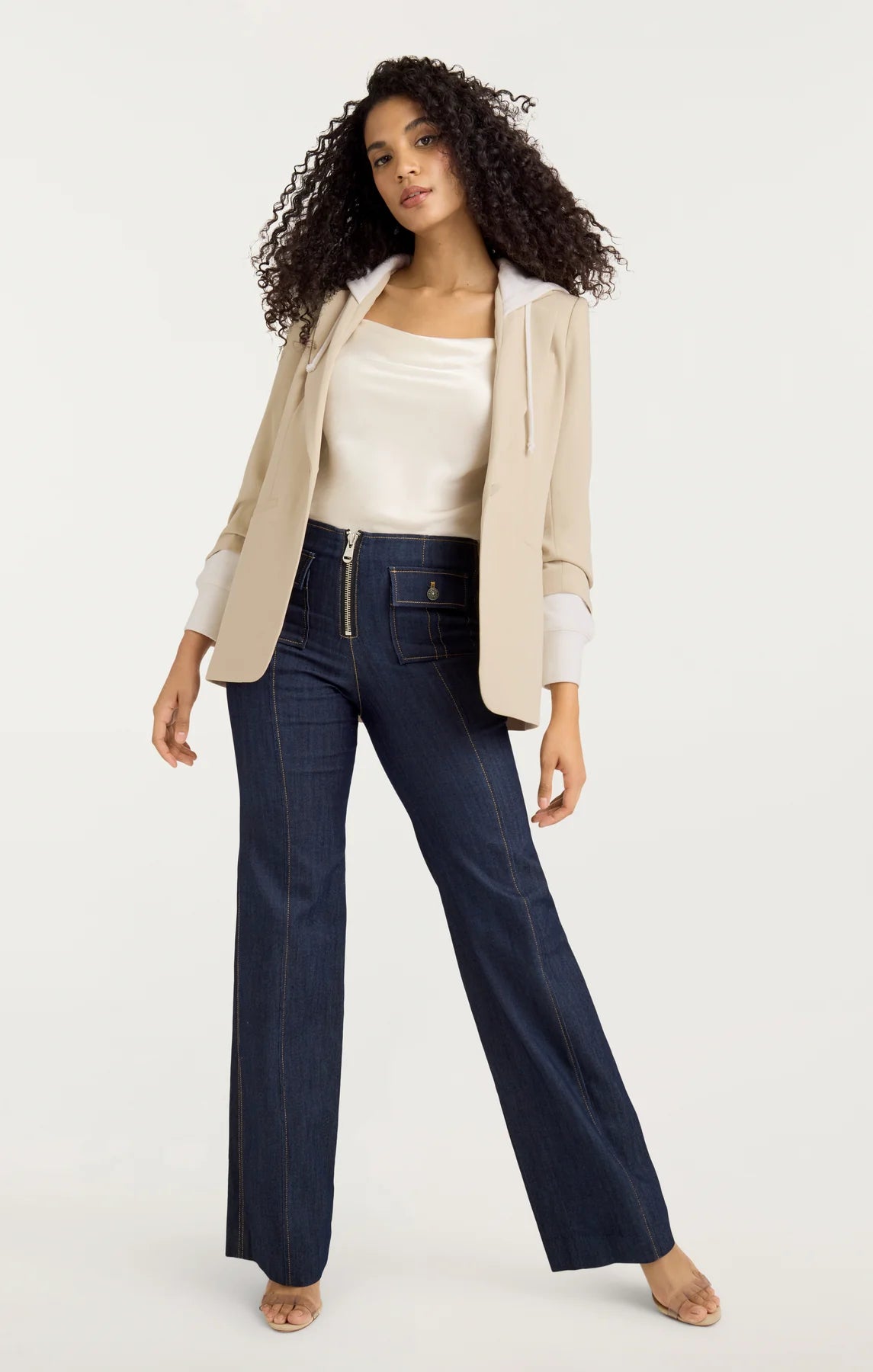 HOODED KHLOE BLAZER
