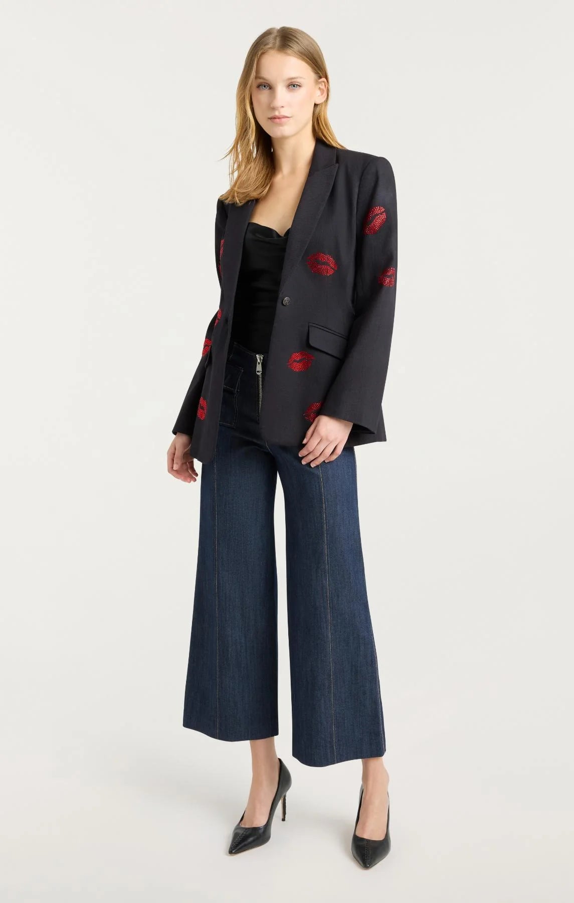 KISSING BOOTH DENIM CHEYENNE BLAZER