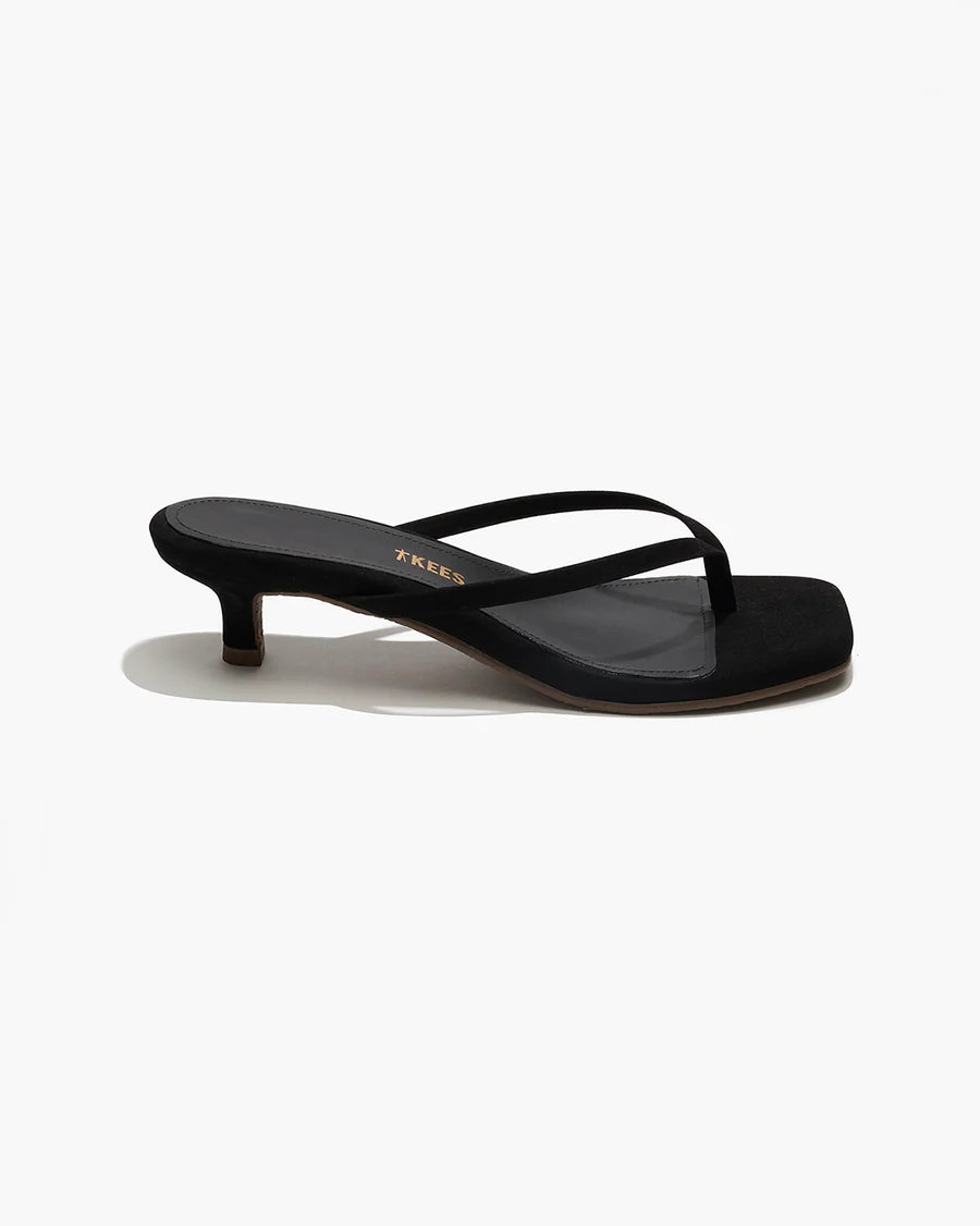 SQUARE TOE JULIA SUEDE HEEL