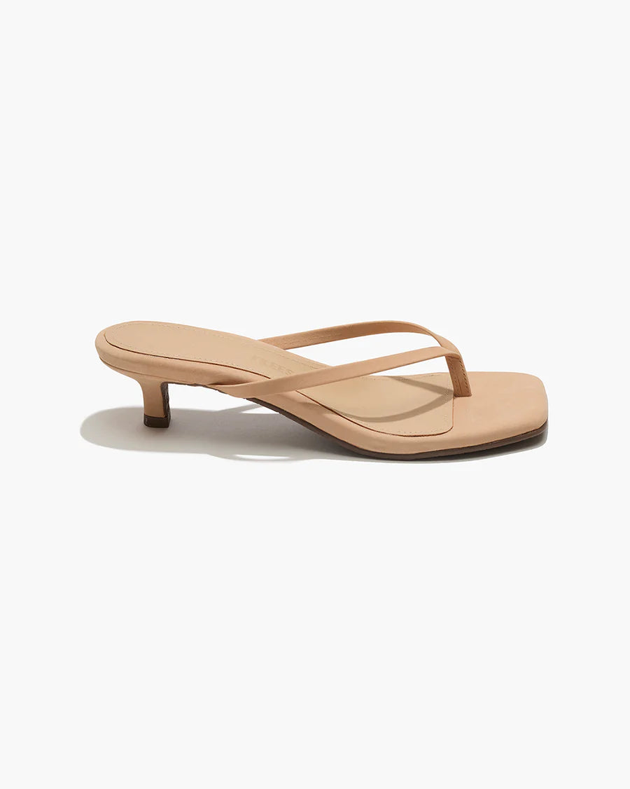 SQUARE TOE JULIA SUEDE HEEL