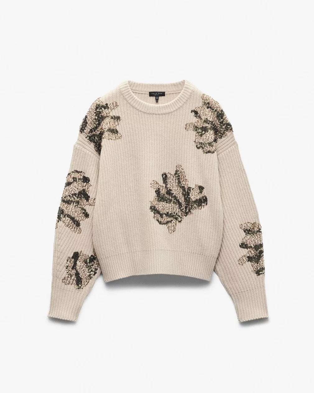 JULIE SEQUIN WOOL SWEATER