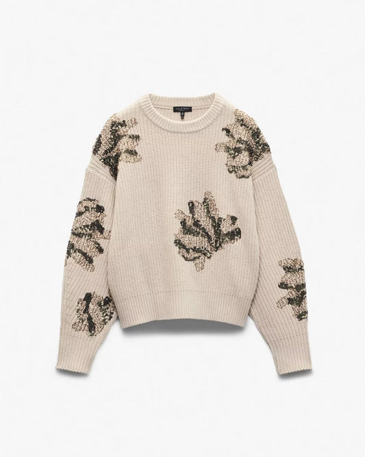 JULIE SEQUIN WOOL SWEATER