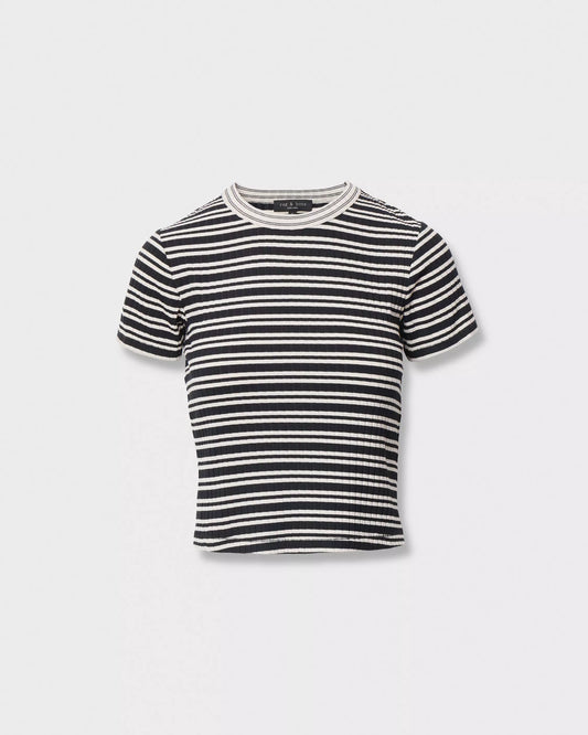 LUCA STRIPE CONTRAST TEE