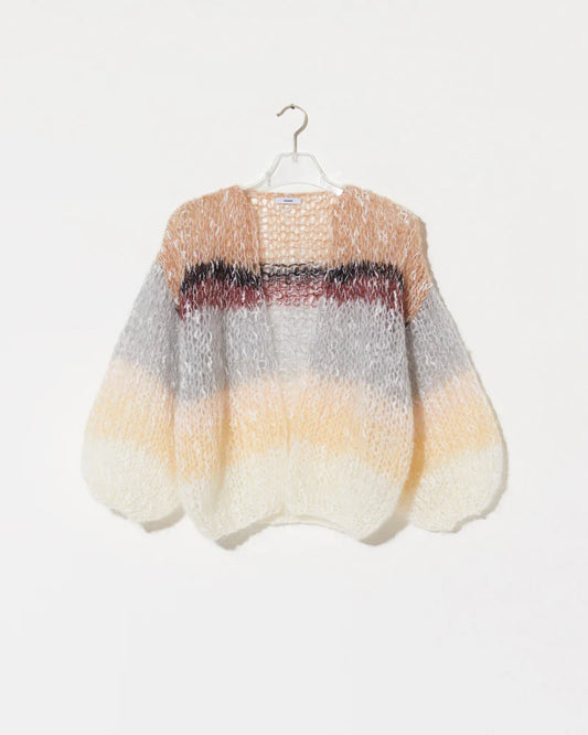 BOUCLE STRIPES BOMBER