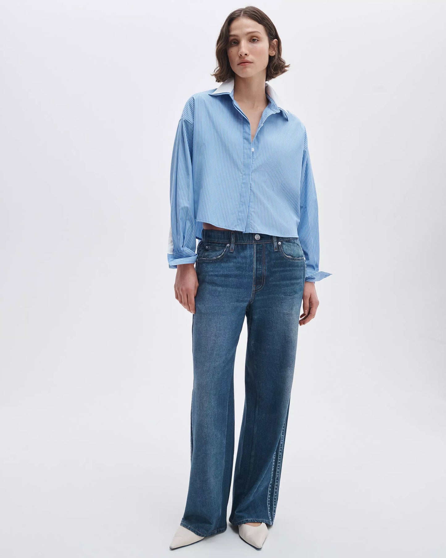 MARIN STRIPE LAYERED SHIRT