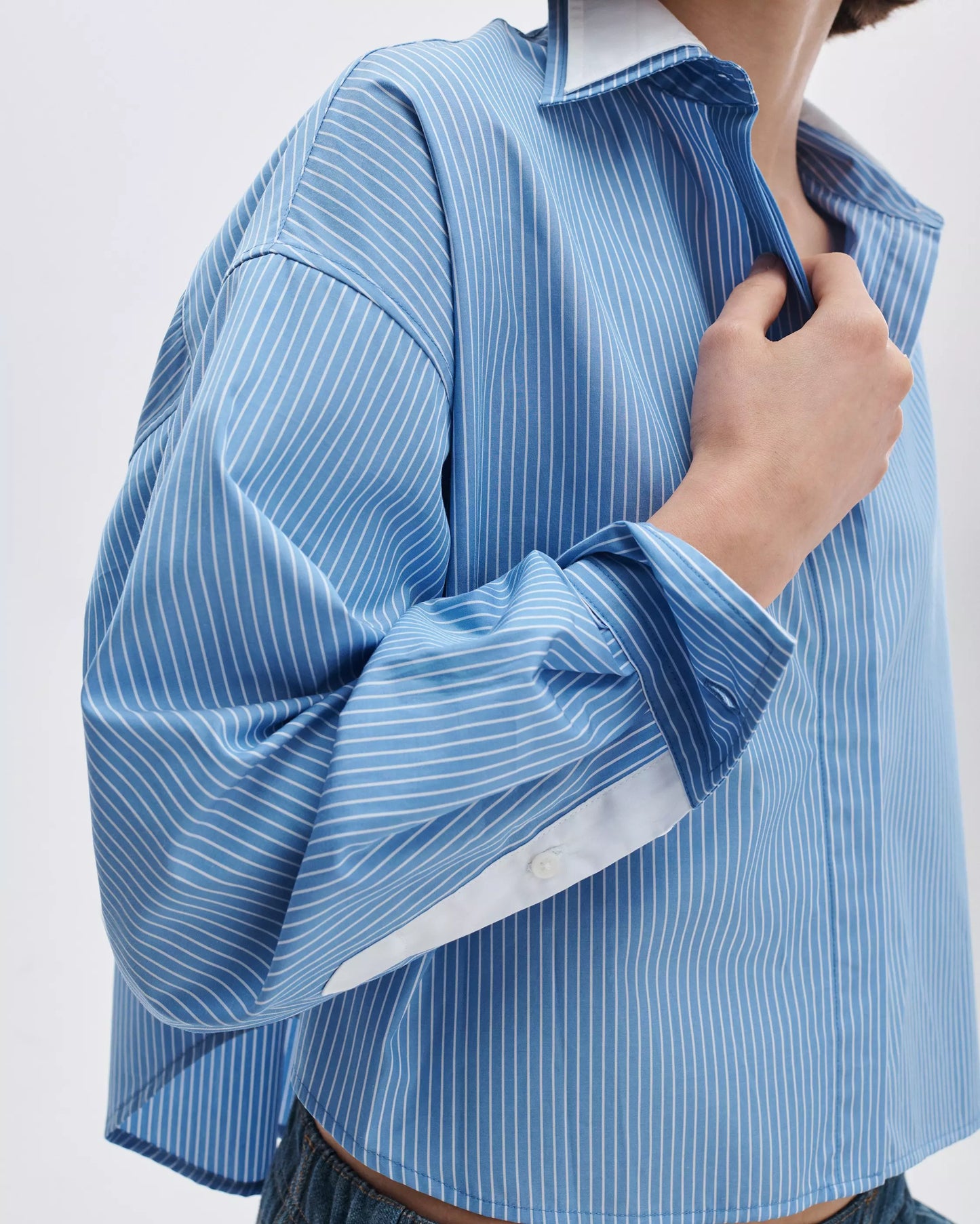 MARIN STRIPE LAYERED SHIRT