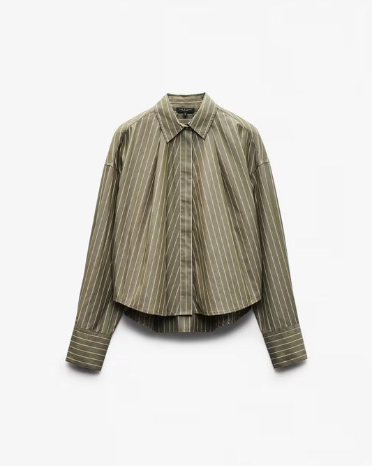 MARTHA POPLIN STRIPED SHIRT