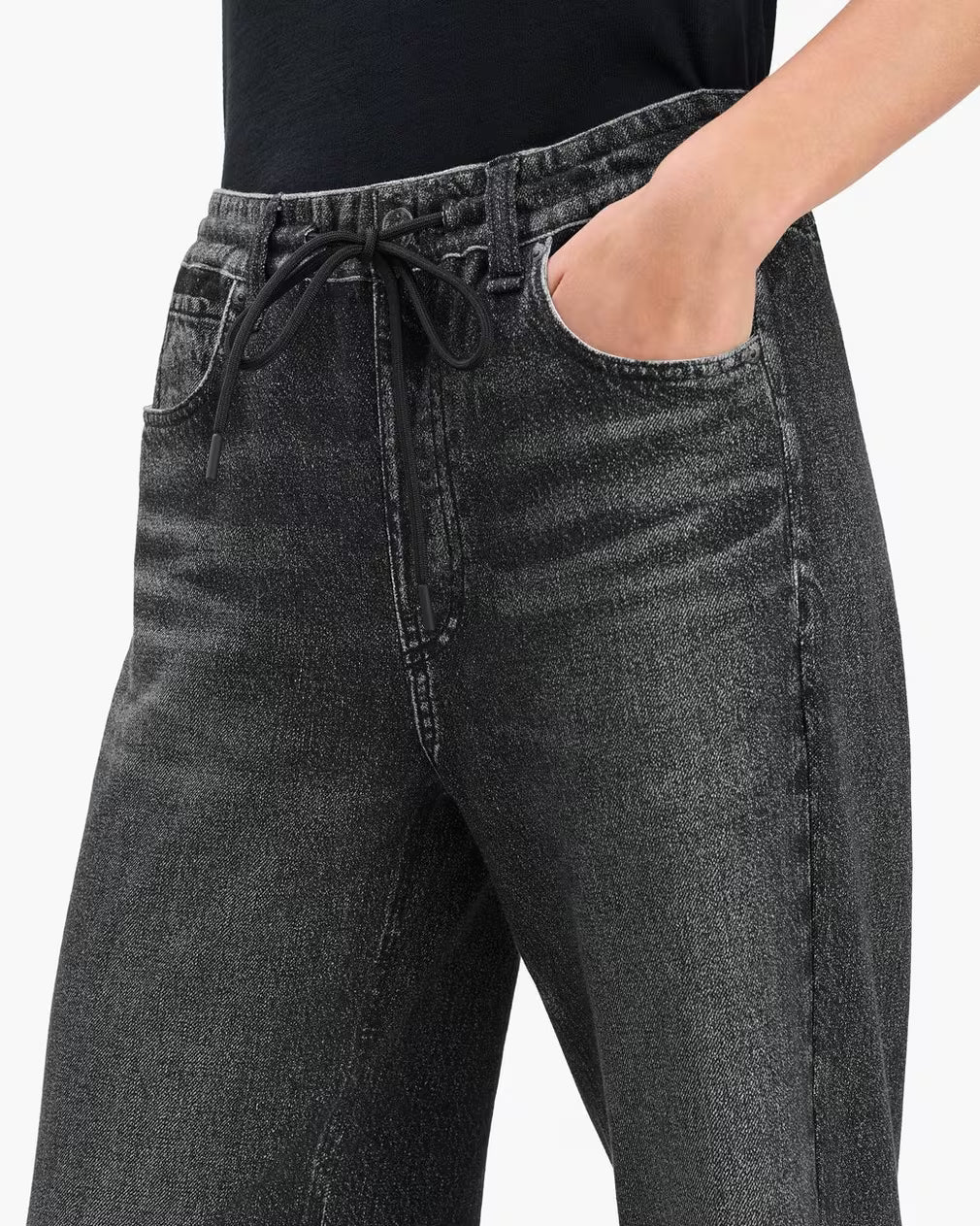 MIRAMAR TERRY DRWCRD WIDE PANT