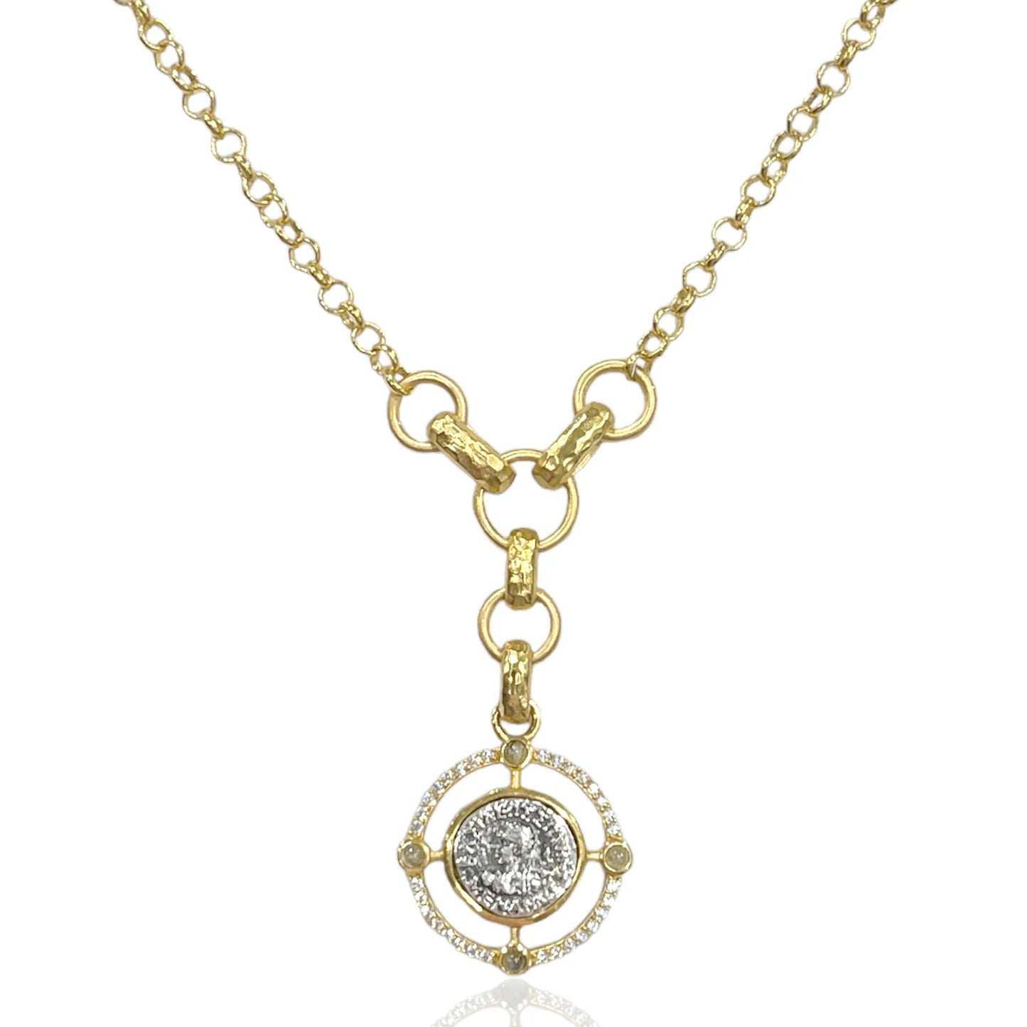 GOLD MIKO COIN NECKLACE