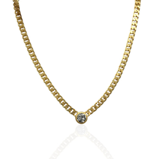 MINI OLENA COIN NECKLACE