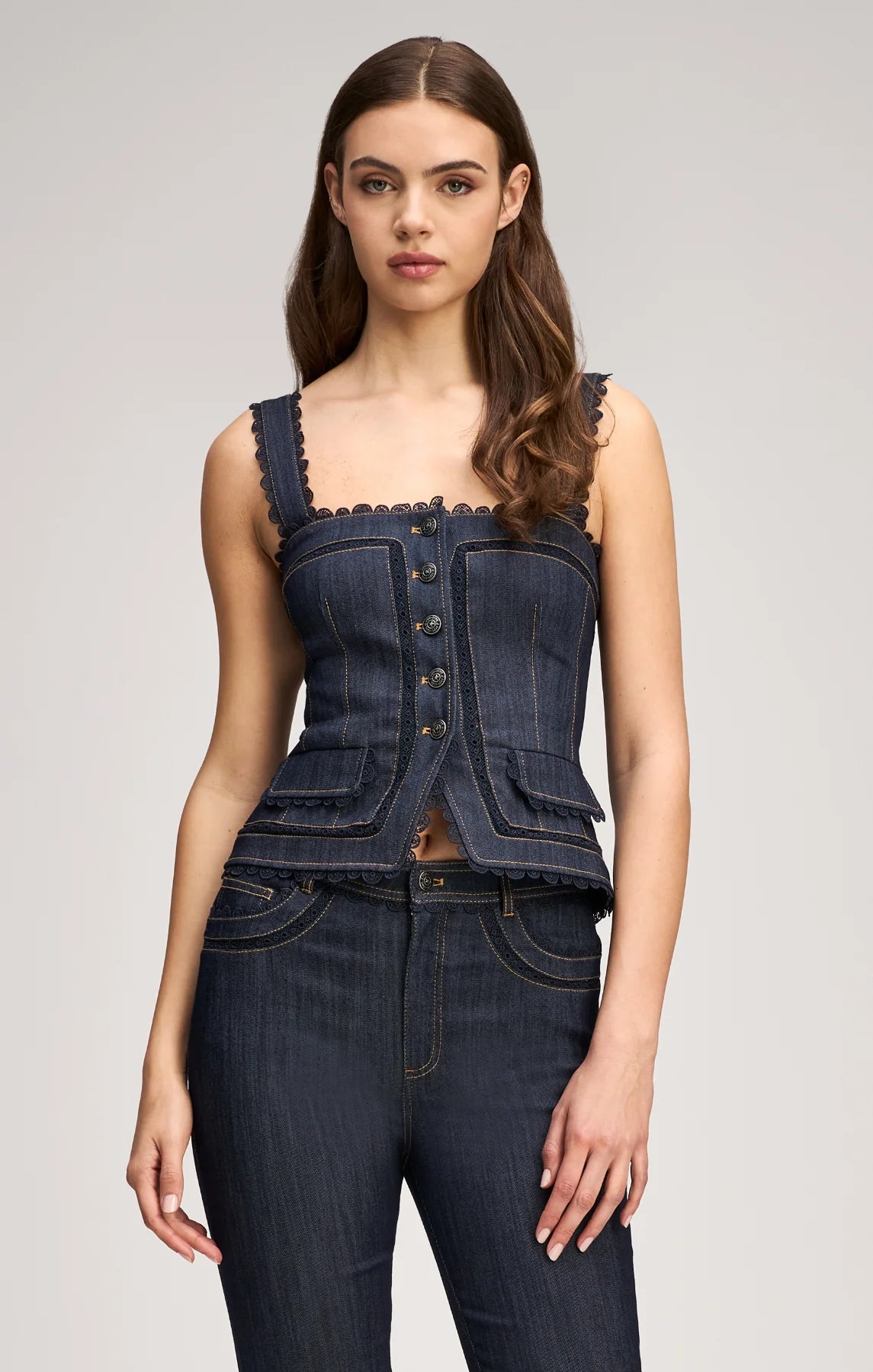 GUIPURE LACE MYRA TOP