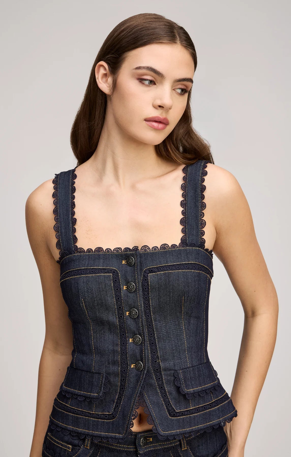 GUIPURE LACE MYRA TOP