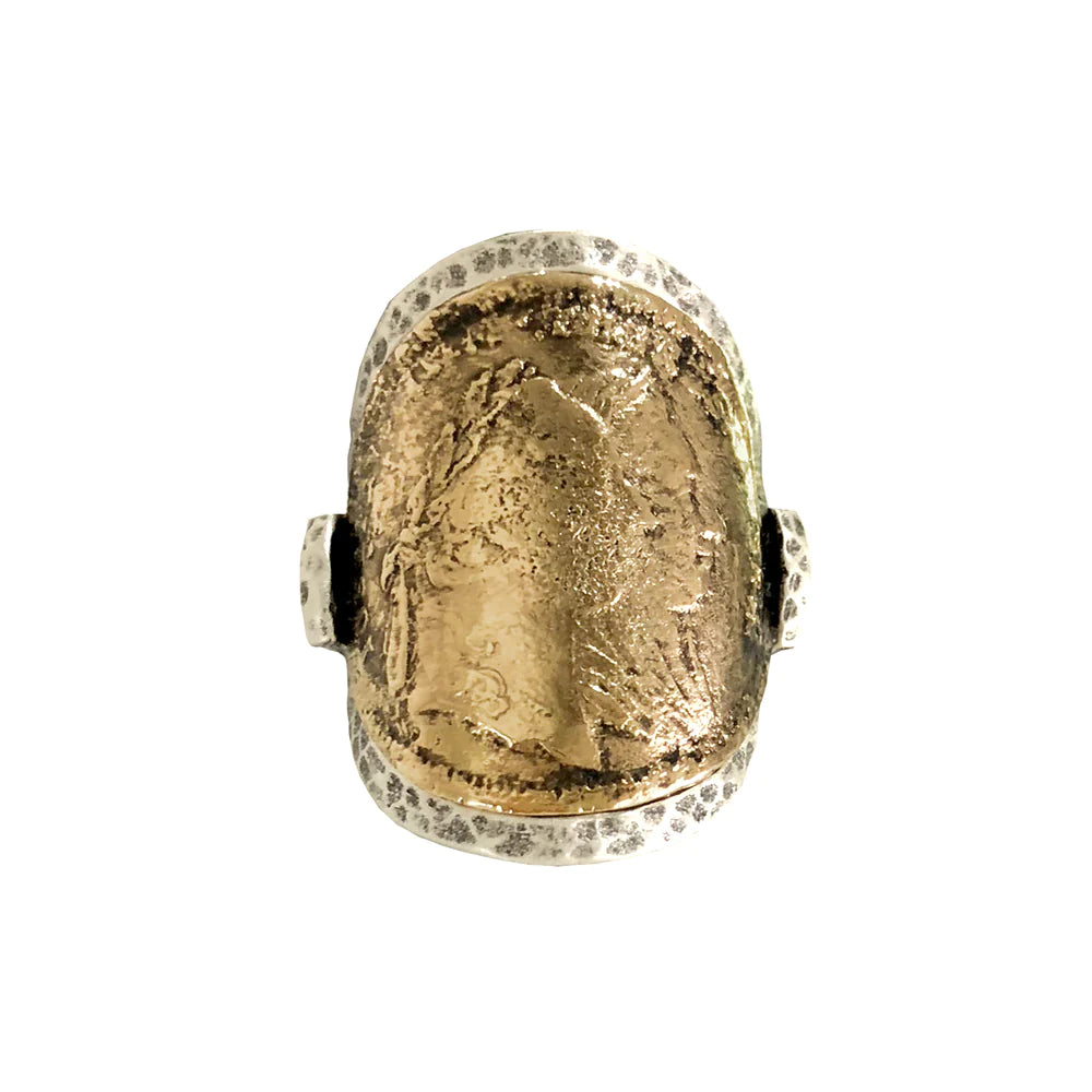 Maria Theresa Coin Rounded Ring