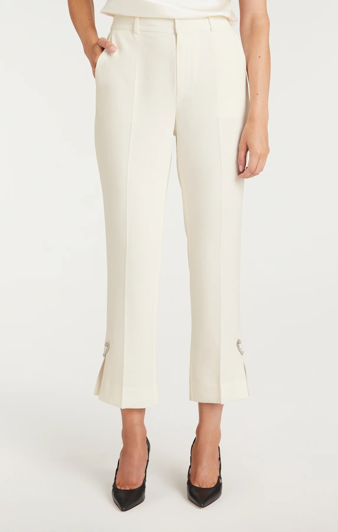 RHINESTONE PIN CROPPED KERRY PANT